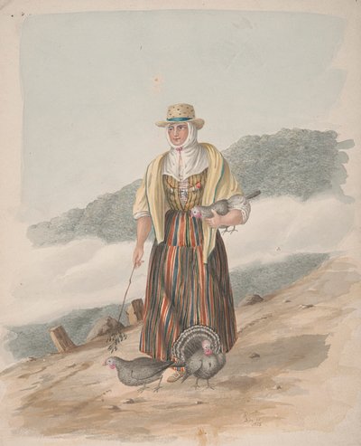 Woman of Ycod el Alto, Tenerife by Alfred Diston