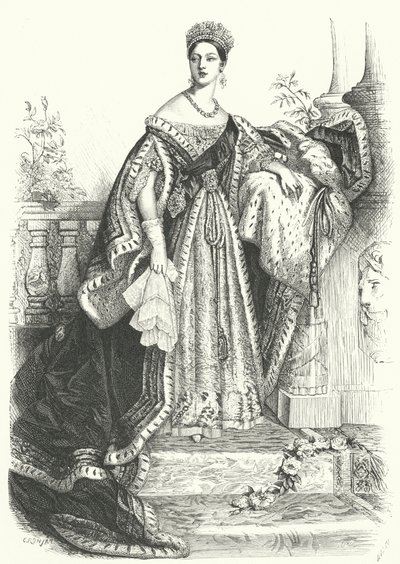Queen Victoria by Alfred Edward (after) Chalon