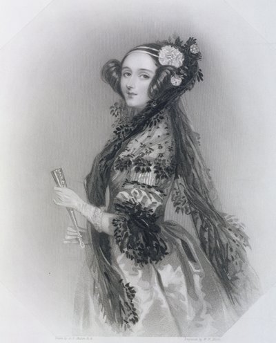 Augusta Ada King, Countess of Lovelace (1815-52) by Alfred Edward Chalon