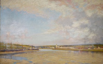 Hayle from Lelant, Cornwall by Alfred Edward East