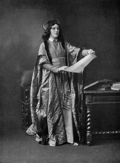 Amy Brandon Thomas, English actress by Alfred Ellis and Walery