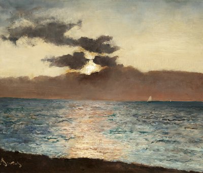 Seascape, Le Tréport, c.1880-89 by Alfred Emile Stevens