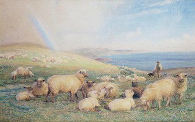 On the Hillside in Spring, Amberley, 1888 by Alfred Fitzwalter Grace