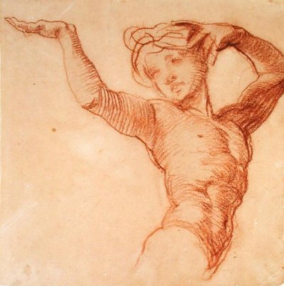 Study of a Nude Figure by Alfred George Stevens