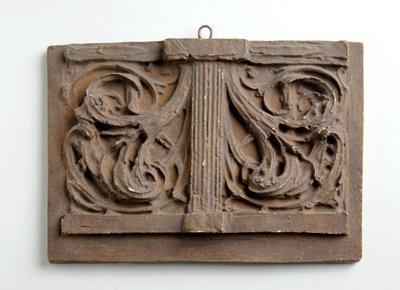 Maquette for the Double Panel of Foliage for the Crown on the Figure of Charity on the Alexandria Memorial by Alfred Gilbert
