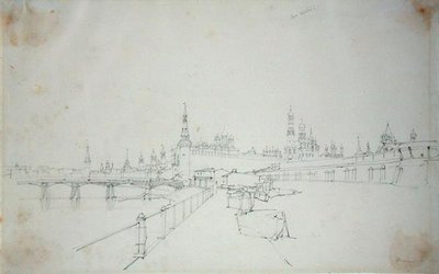 Moscow, 1827 by Alfred Gomersal Vickers