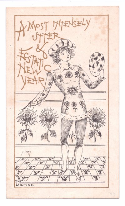 Aesthetic Artist Painting, c.1881 by Alfred Gray
