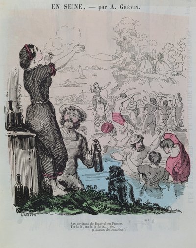 Bathers in the Seine at Bougival, from 