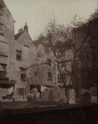 St. Bartholomews: The Churchyard Looking towards Cloth Fair by Alfred H. Bool