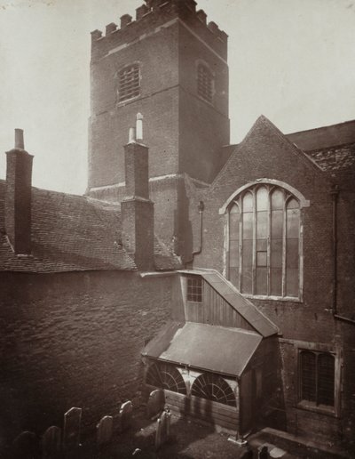 St. Bartholomews: The Green Churchyard on the Site of the Old South Transept by Alfred H. Bool