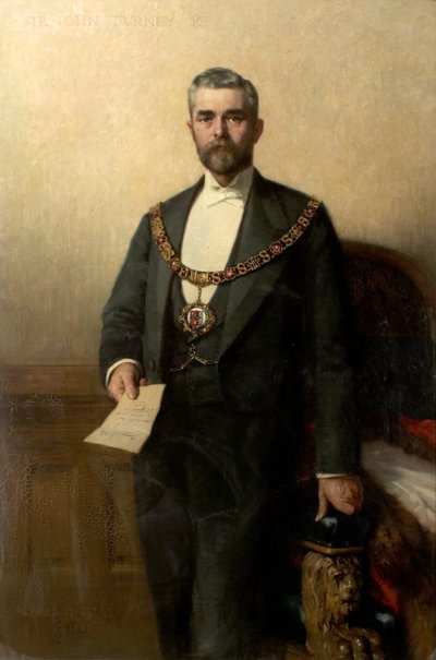 Alderman Sir John Turbey, Kt by Alfred Hartley