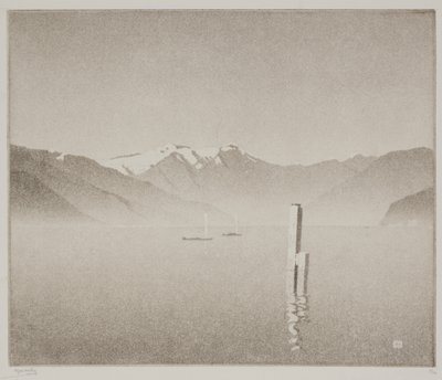 Lake Como by Alfred Hartley