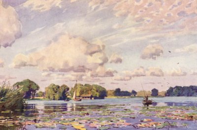 Barton Broad, Norfolk by Alfred Heaton Cooper