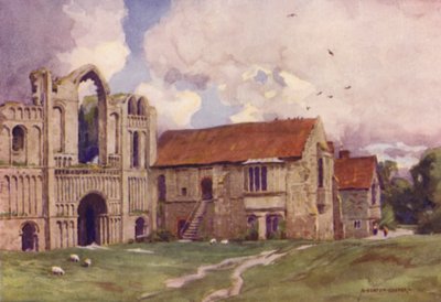 Castleacre Priory, Norfolk by Alfred Heaton Cooper