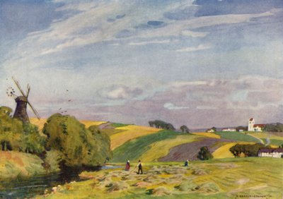 Denmark: A Typical Danish Landscape, South Jutland by Alfred Heaton Cooper