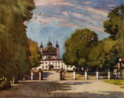 Denmark: Fredensborg Palace by Alfred Heaton Cooper