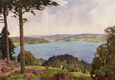 Denmark: Vejle Fiord, South Jutland by Alfred Heaton Cooper
