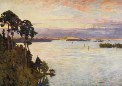 Islands in the Baltic, near Stockholm by Alfred Heaton Cooper