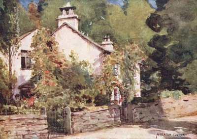 Lake District: Dove Cottage, Grasmere by Alfred Heaton Cooper