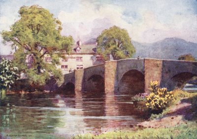 Lake District: Swan Inn, Newby Bridge, Windermere by Alfred Heaton Cooper