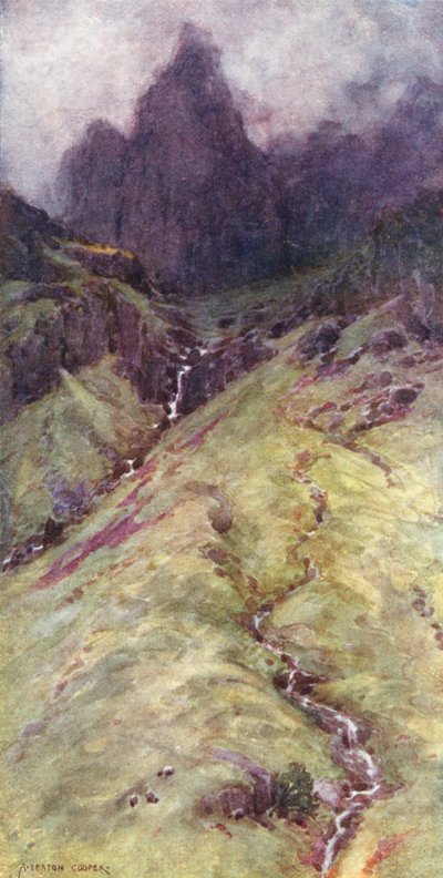 Lake District: The Pillar Rock of Ennerdale by Alfred Heaton Cooper