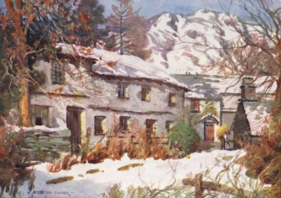 Lake District: Winter Sunshine, Coniston by Alfred Heaton Cooper