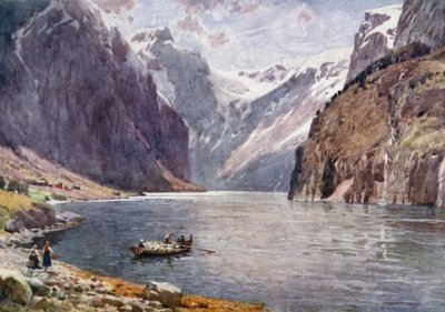 Naero Fjord by Alfred Heaton Cooper