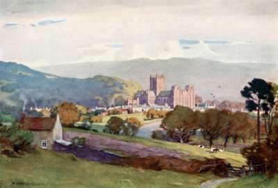 Wells, from Milton Hill by Alfred Heaton Cooper