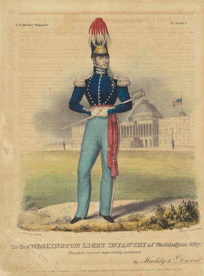 To the Washington Light Infantry of Washington City by Alfred Hoffy