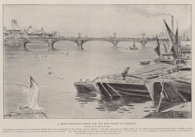 A Much-Criticised Design for the New Bridge at Vauxhall by Alfred Hugh Fisher