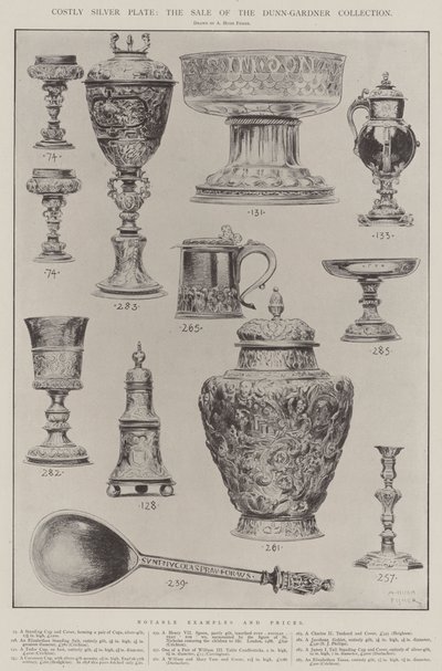 Costly Silver Plate, the Sale of the Dunn-Gardner Collection by Alfred Hugh Fisher