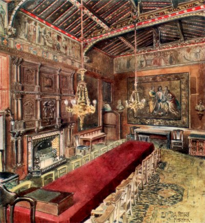 Jerusalem Chamber, Westminster Abbey, 1902 by Alfred Hugh Fisher