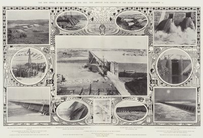 The New Epoch in the History of the Nile, the Assouan Dam, opened by the Duke of Connaught, 10 December by Alfred Hugh Fisher