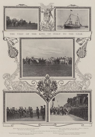 The Visit of the King of Italy to the Czar by Alfred Hugh Fisher