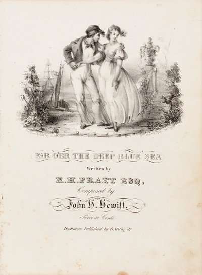 Far Over the Deep Blue Sea by Alfred Jacob Miller