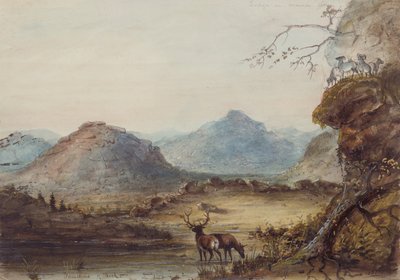 Formations of Rock near the Sweet Water, c.1837 by Alfred Jacob Miller