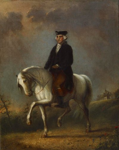 George Washington at Mount Vernon by Alfred Jacob Miller