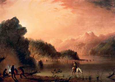 In the Rocky Mountains, ca 1838 by Alfred Jacob Miller