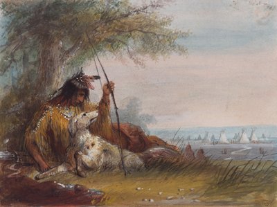 Indian Runner, c.1837 by Alfred Jacob Miller