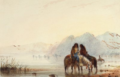 Indian Women, Shoshones, c.1837 by Alfred Jacob Miller