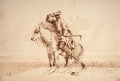 Lost Green Horn, c.1850 by Alfred Jacob Miller