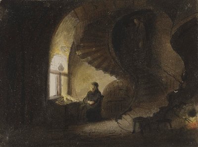 Man Seated by a Window by Alfred Jacob Miller