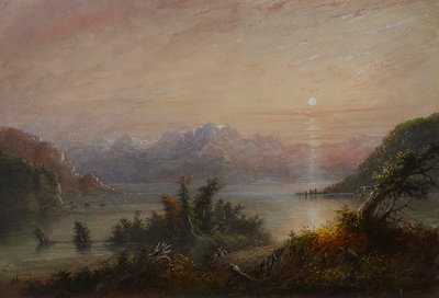 Mountain Lake by Alfred Jacob Miller