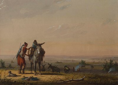 Root-Diggers by Alfred Jacob Miller