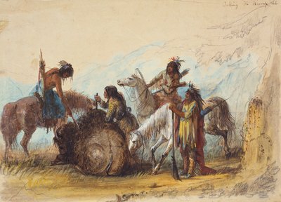Taking the Hump Rib by Alfred Jacob Miller