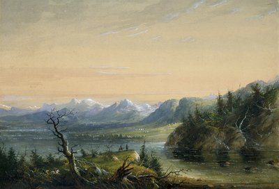 Wind River Chain by Alfred Jacob Miller