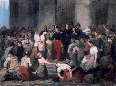 The Duke of Orleans During the Cholera Epidemic, c1830 by Alfred Johannot