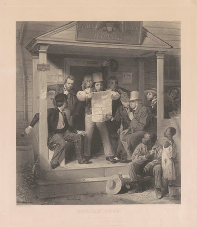 Mexican News by Alfred Jones, after Richard Caton Woodville
