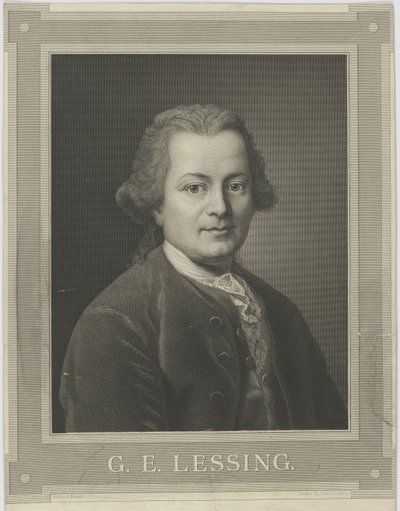 Portrait of Gotthold Ephraim Lessing by Alfred Kraufse