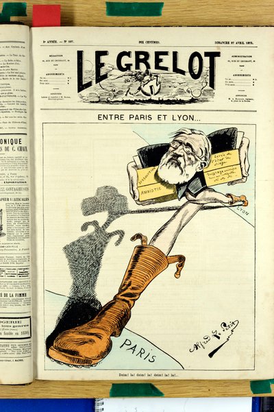 Cover of Le Grelot, number 107, Satirical in Colors by Alfred Le Petit